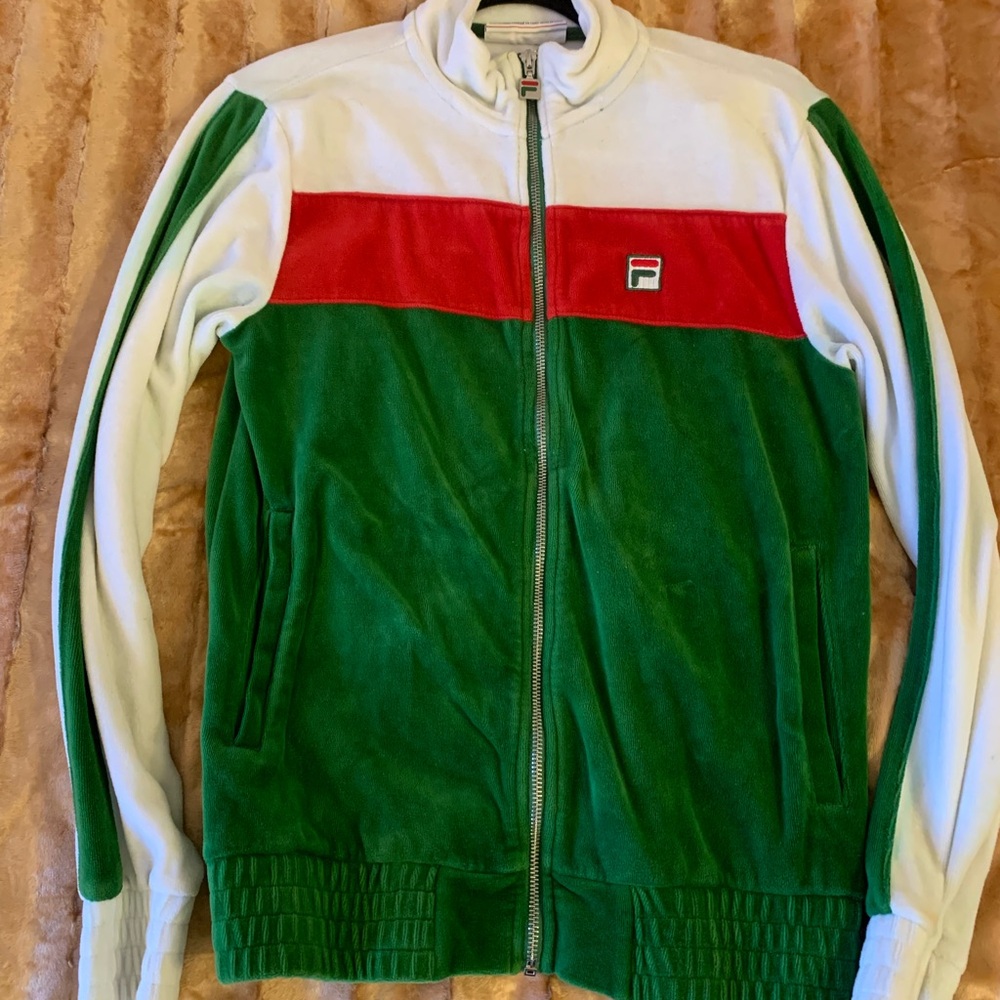 Fila Velour Jacket Italian Colors - Small - Men’s But Cool For Unisex - Picture 6 of 6